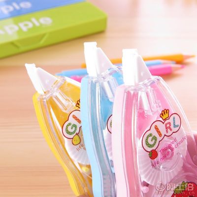 宝利惠263韩国文具 可爱甜蜜水果女孩修正带，点亮学生文具新时尚